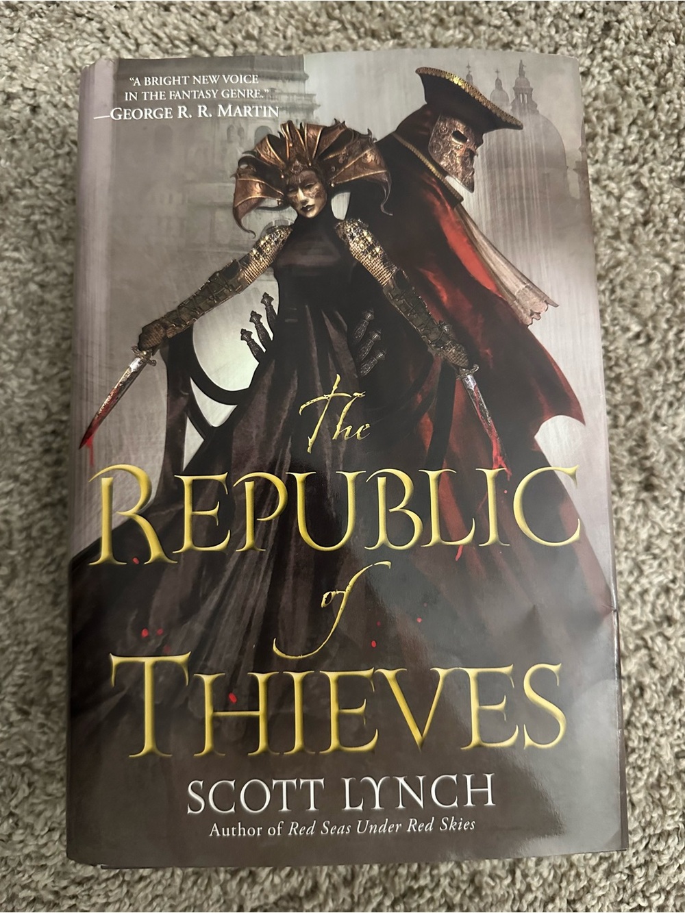 Hardcover copy of The Republic of Thieves